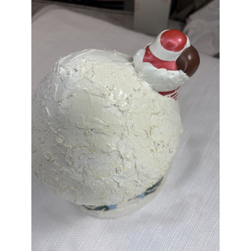 🎅Vintage  Ceramic Santa Christmas House Snowman- canister 1984 - Picture 6 of 12